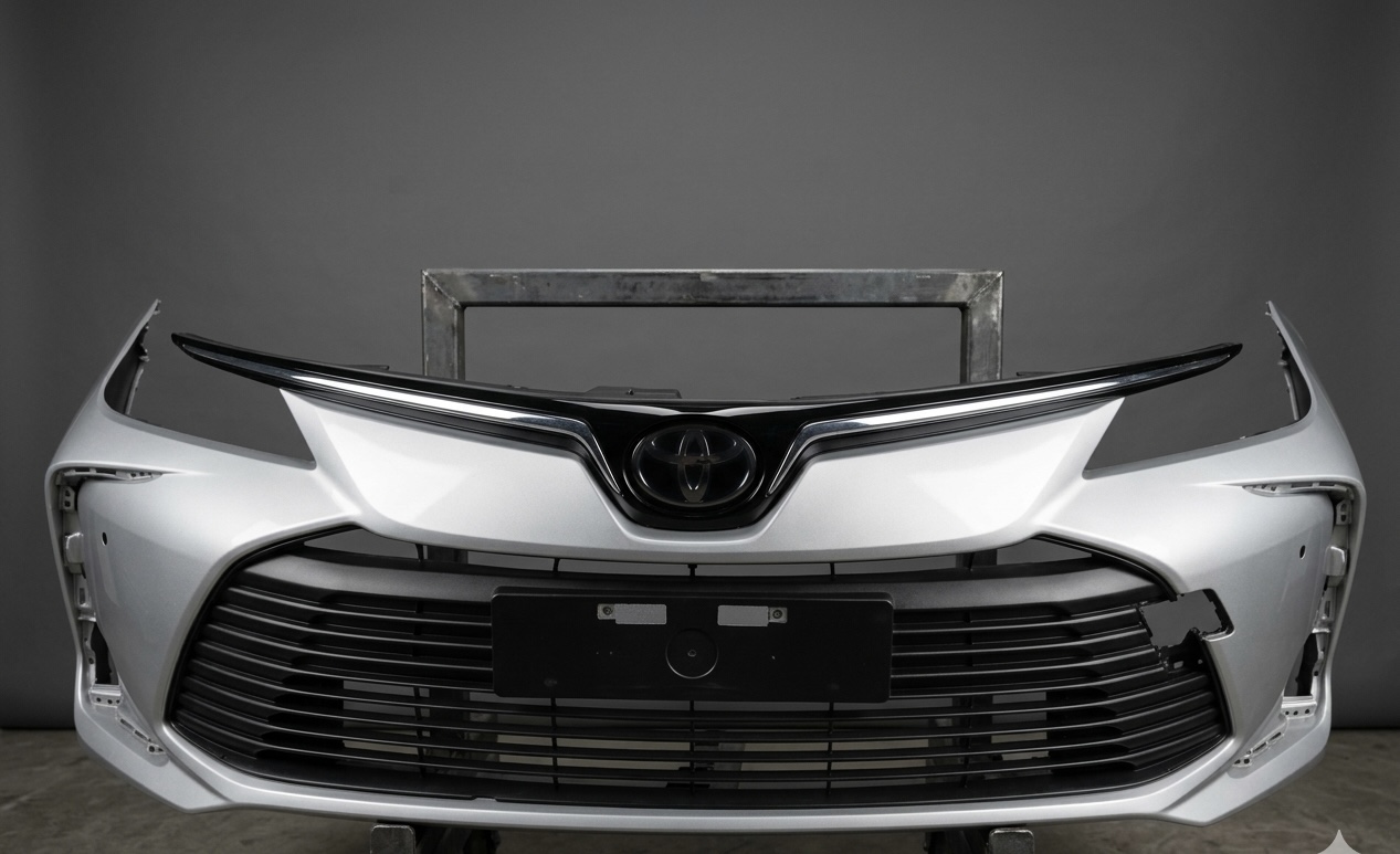 Para-choque Dianteiro Toyota Corolla 2020 a 2022 Completo com Grade e Emblema