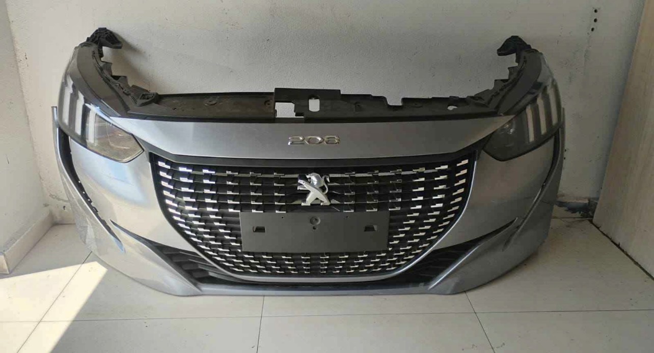 Para-choque Dianteiro Peugeot 208 2021 a 2024 Completo com Grade e DRL LED